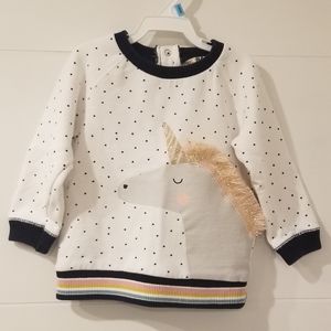 Unicorn sweater for toddler girl